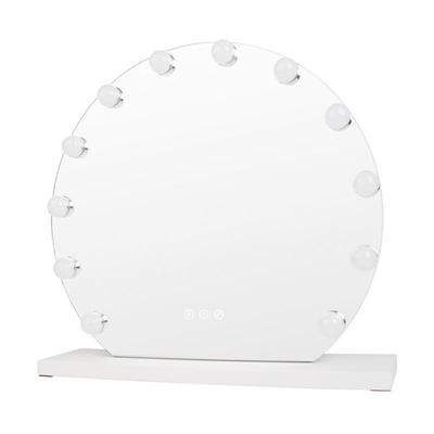 UNIQ London Runder Kosmetikspiegel mit 12 LED-Lampen und Touch-Funktion – Weiß weiss Image
