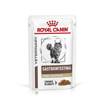 48x 85g Royal Canin Veterinary Feline Gastrointestinal Fiber Response in Soße Katzenfutter nass