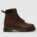 Dr Martens bex fur lined boots in dark brown