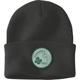 Carhartt Knit Shamrock Patch Beanie, noir