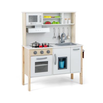 Costway Wooden Pretend Play Kitchen Set for Toddle...