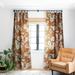 Schatzi Brown Whitney Floral Sienna Blackout Window Curtain