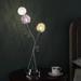 59" Silver Floral Display Dandelion LED Tree Floor Lamp - 58.5" Floor Lamp