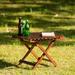 1 PCS Outdoor Portable Folding Pine Wood Square Picnic Camping Table