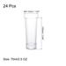 Shot Glasses with Heavy Base, 24pcs 70ml/2.5 OZ Clear for Bar Restaurants Home
