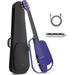 Enya NEXG 2 Basic Acoustic-Electric Guitar Carbon Fiber Travel Guitar Smart Acustica Electric Guitarra for Adults with 50W Wireless Speaker Footswitch and Gigbag(Purple)