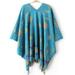WNG Shawl Winter Sweater Poncho Cardigans Knitted Capes Women Coat Scarf