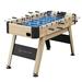 HOMEFAN 54 Inch Full Size Foosball Table Soccer Table Game for Kids and Adults Arcade Table Soccer for Home Indoor Game Room Sport Easy Assembly Grey