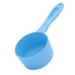 Plastic Pet Food Scoop Measuring Cups and Spoons for Dog Cat and Bird Food Size S (Blue)