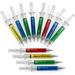 Feiona Syringe Pens 12 Pack Multi-Color Syringe Pen Writes in Blue or Black Ink for Boys Girls Imaginary Doctor Play School Supplies Party Favors Goody Bag Fillers Prizes