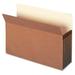 CodYinFI File Pocket Straight-Cut Tab 5-1/4 Expansion Legal Size Redrope 10 per Box (74234)