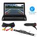 5in Foldable LCD Display Monitor Car Rear View Backup LED Night Camera