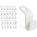 Hanger Connector Hooks Clothes Hanger Connector Hooks Plastic Clothes Hanger Connector Clothing Space Saving Hanger Hooks Plastics Hanger Extenders Cascading Hanger Hooks for Clothes Closet (30PCS)