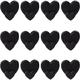 12PCS Heart-Shaped Clothes Hanger Connector Hooks with Space Heart Triangular for Hangers Space Saving for Hangers Clothes Hanger Connector Hooks Layered Clothes Hangers Closet Hangers