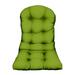 RSH DÃ©cor - Indoor/Outdoor Tufted Adirondack Chair Seat Cushion - Choose Color (Solid Green)