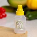 Cuhas Room Decor Mini Condiment Bottles 1pcs Portable Seasoning Storage Containers Jars BBQ Office School Bento Box Dressing Dispensers for Ketchupï¼ŒHoneyï¼ŒSalad Home Decor