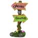 CintBllTer Fairy Garden Fairies & Gnomes Sign - Unique Fairy Garden Supplies for Fairy Gardens Planters and Terrariums