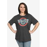 Plus Size Women's DC Comics Wonder Woman T-Shirt by Woman Within in Gray (Size 4X (26-28))