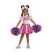 Girls Youth Minnie Mouse Cheerleader Costume