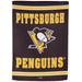 Pittsburgh Penguins 28" x 44" Double-Sided Embossed Suede House Flag