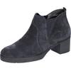 Ankleboots WALDLÄUFER "H-NADJA", Damen, Gr. 4,5 (37,5), blau (nachtblau), Veloursleder, elegant, Schuhe, mit Reißverschluss, H-Weite
