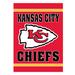 Kansas City Chiefs 28" x 44" Double-Sided Embossed Suede House Flag