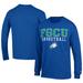 Men's Champion Blue Florida Gulf Coast Eagles Icon Logo Basketball Jersey Long Sleeve T-Shirt
