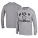 Men's Champion Gray UNLV Rebels Stacked Logo Volleyball Jersey Long Sleeve T-Shirt