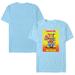 Unisex Light Blue Clerks x Garbage Pail Kids Millie Faulken Caricature T-Shirt