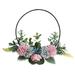 Flower Wreath Handmade Floral Wreaths Artificial Spring Garland for Front Door Wall Wedding Party Farmhouse Home Decor