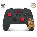 Kabelloser PowerA-Controller für Nintendo Switch - King Bowser, Nintendo Switch OLED-Modell, Nintendo Switch Lite, Gamepad, Spiele-Controller, Bluetooth-Controller, Offiziell Lizenziert