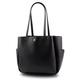 Hoylake Vegan Leather Tote Bag for Women Large Travel Handbag Large Capacity Tote Bag Faux Leather Tote Bag Womens Tote Bag, A-black, One Size
