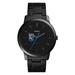 Men's Fossil Black Kansas City Royals Minimalist Stainless Steel Watch