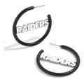 BaubleBar Las Vegas Raiders Enamel Hoop Earrings