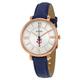 Women's Fossil Gold/Navy Minnesota Twins Jacqueline Leather Watch