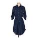 MPH Collection Casual Dress: Blue Dresses - Women's Size Small