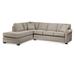 Gray/White/Brown Sectional - Braxton Culler Bedford 117" Wide Right Hand Facing Sofa & Chaise Polyester/Cotton/Other Performance Fabrics | Wayfair