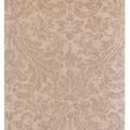 York Wallcoverings American Herringbone 27' x 27" Damask 3D Embossed Wallpaper Paper in Gray/White | Wayfair AM8708