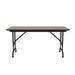 Correll, Inc. Rectangular Adjustable Folding Table Metal in Blue | 32" H x 60" L x 30" D | Wayfair CFA3060PX-37