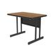 Correll, Inc. Computer Desk Wood/Metal in White/Brown | 26" H x 36" W x 24" D | Wayfair CS2436-01