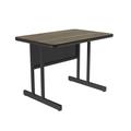 Correll, Inc. Computer Desk Wood/Metal in Brown | 26" H x 48" W x 30" D | Wayfair CS3048-53