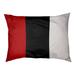 East Urban Home Las Vegas Dog Bed Pillow Polyester in Red/White/Black | Extra large (50" W x 40" D x 7" H) | Wayfair