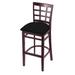 Holland Bar Stool 30" Bar Stool Wood/Upholstered in Black | Counter Stool (25" Seat Height) | Wayfair 313025DCBlkVinyl