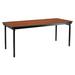 National Public Seating MSFT Series 36-In. Rectangular Portable Banquet Table Wood in Brown | 29" H x 72" W x 24" D | Wayfair MSFT-2472PWEBCH