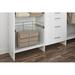 Rev-A-Shelf 24" W Closet Basket for Custom Closet Systems Wire/Metal in Gray | 7" H x 24" W x 20" D | Wayfair CB-242007CR-1