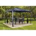 Sojag Ventura Aluminum Patio Gazebo Aluminum/Hardtop/Metal in Gray | 144 W x 120 D in | Wayfair 500-9165142