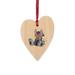 The Holiday Aisle® Raylow Wooden Christmas Holiday Shaped Ornament Wood in Brown/Gray | 3 H x 3 W x 1 D in | Wayfair