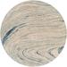 Blue/White Round 10' Area Rug - Etta Avenue™ Elaenor Abstract Handmade Tufted Blue/Beige Area Rug Viscose/Wool | Wayfair