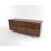 Tronk Design Chapman 70.5" Wide 6 Drawer Credenza Wood in Brown | Wayfair CHP_3U_3DW_WAL_MU