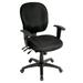 Inbox Zero Ergonomic Task Chair Upholstered, Leather in Gray/Black/Brown | Wayfair DE62C97005074B5EA6AC72722FD5CE89